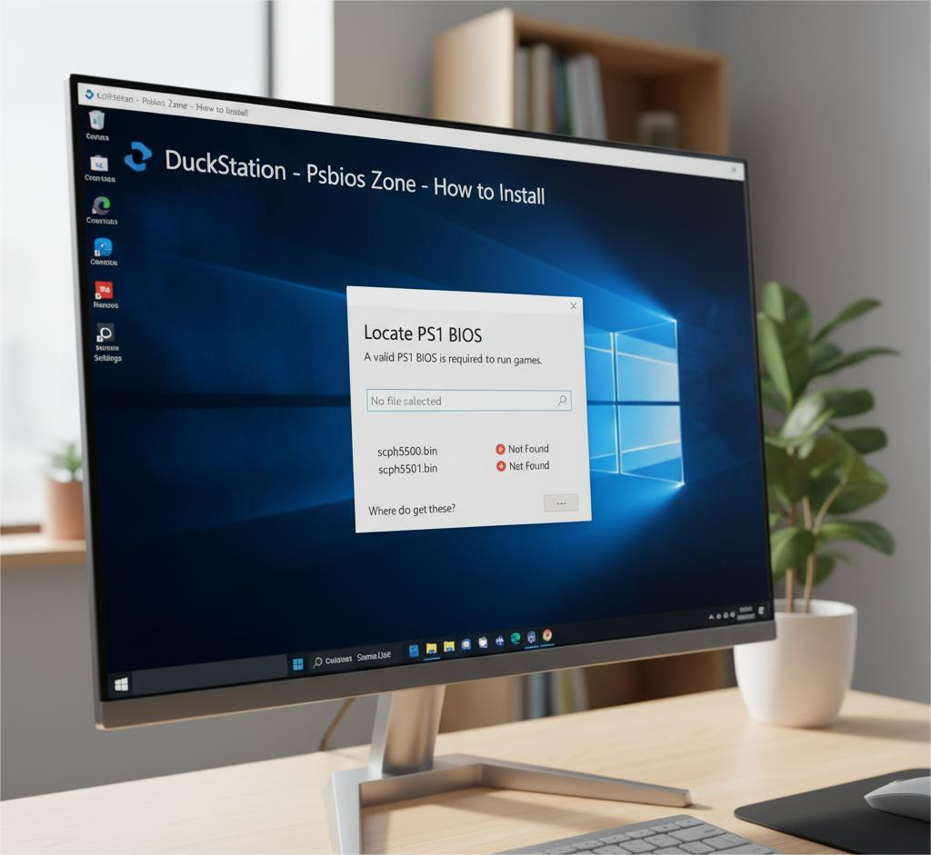 How to Install PS1 BIOS in DuckStation Windows