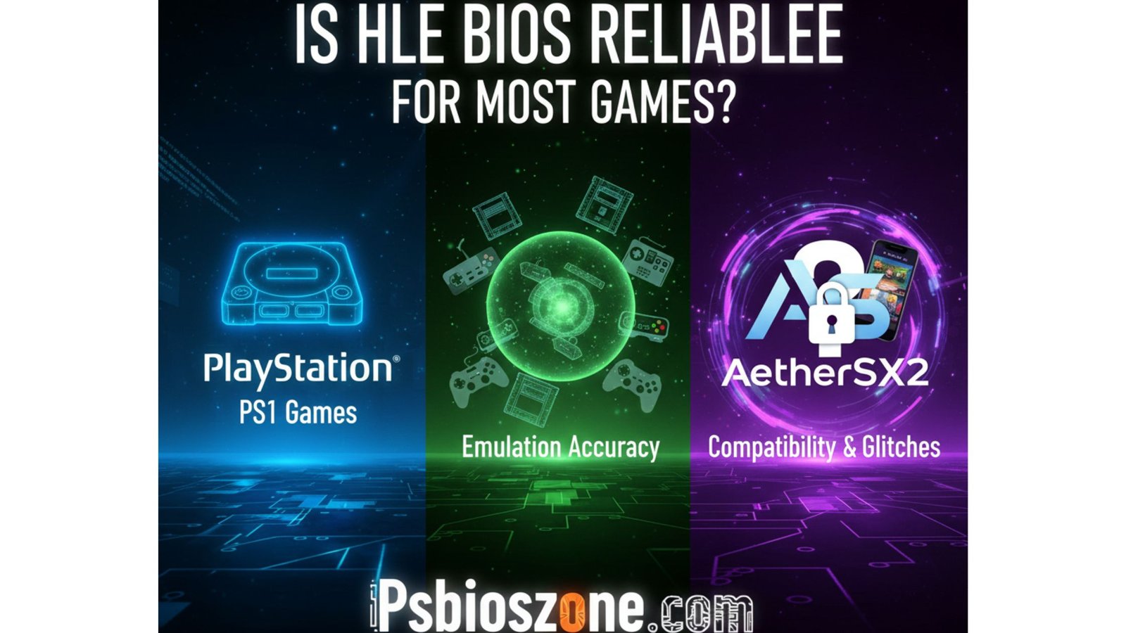 Is HLE BIOS reliable for most games?