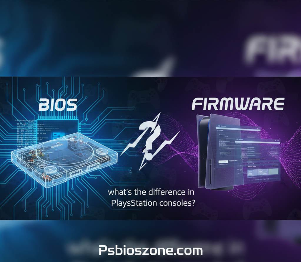 BIOS vs. Firmware: what’s the difference in PlayStation consoles?