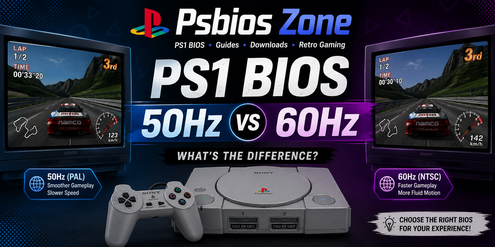 PS1 BIOS 50Hz vs 60Hz