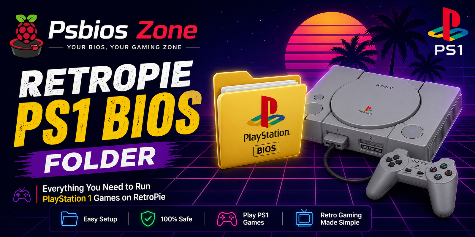 RetroPie PS1 BIOS folder